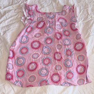 Kidgets Pink Circular Print Girls' Tunic